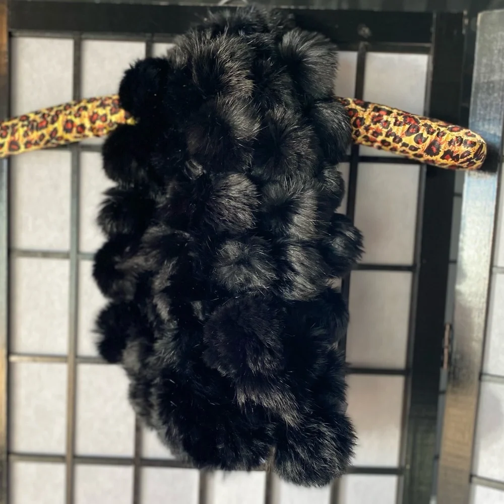Adrienne Landau Angora Fur Snood